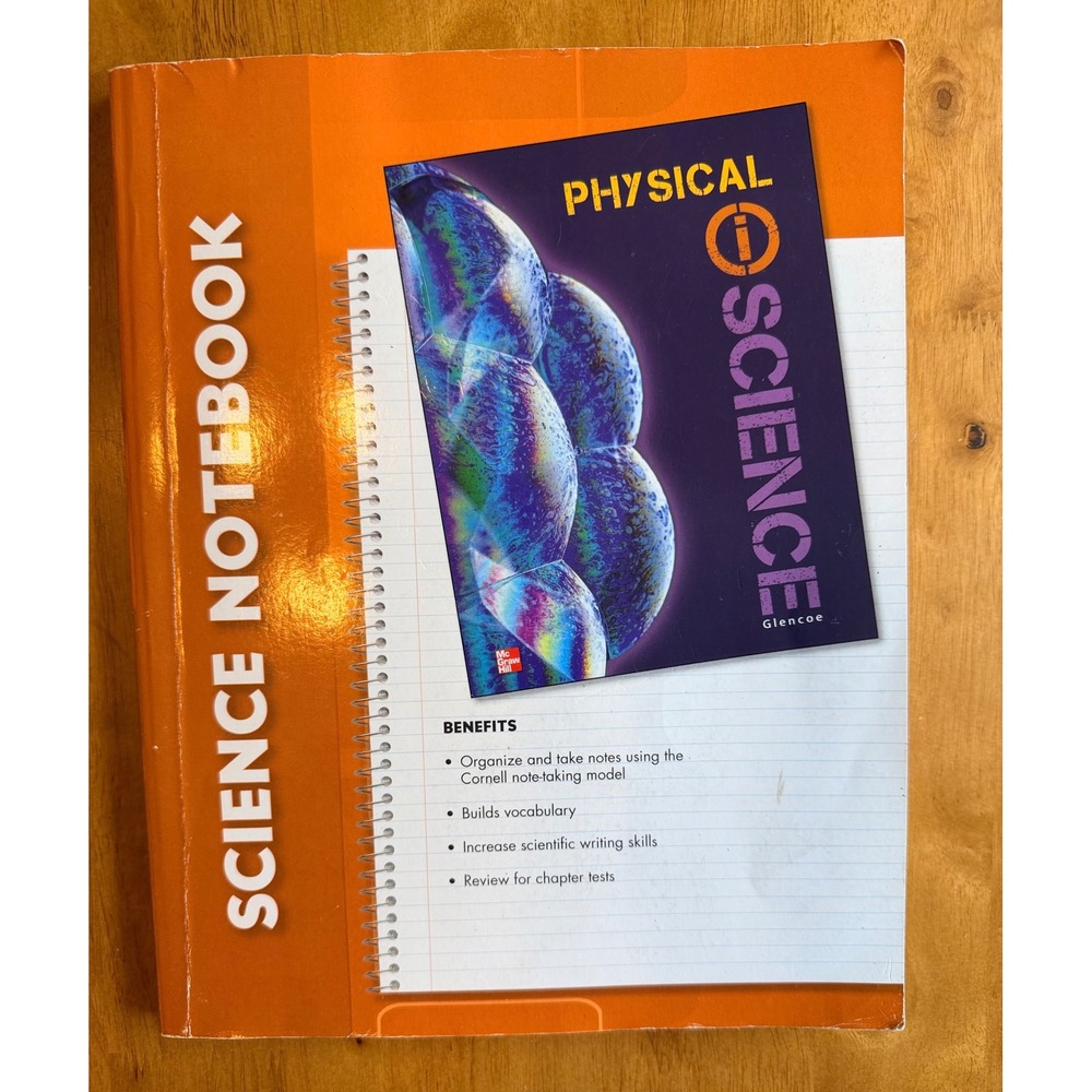 Glencoe Physical iScience Science Notebook McGraw-Hill Paperback 9780078894299